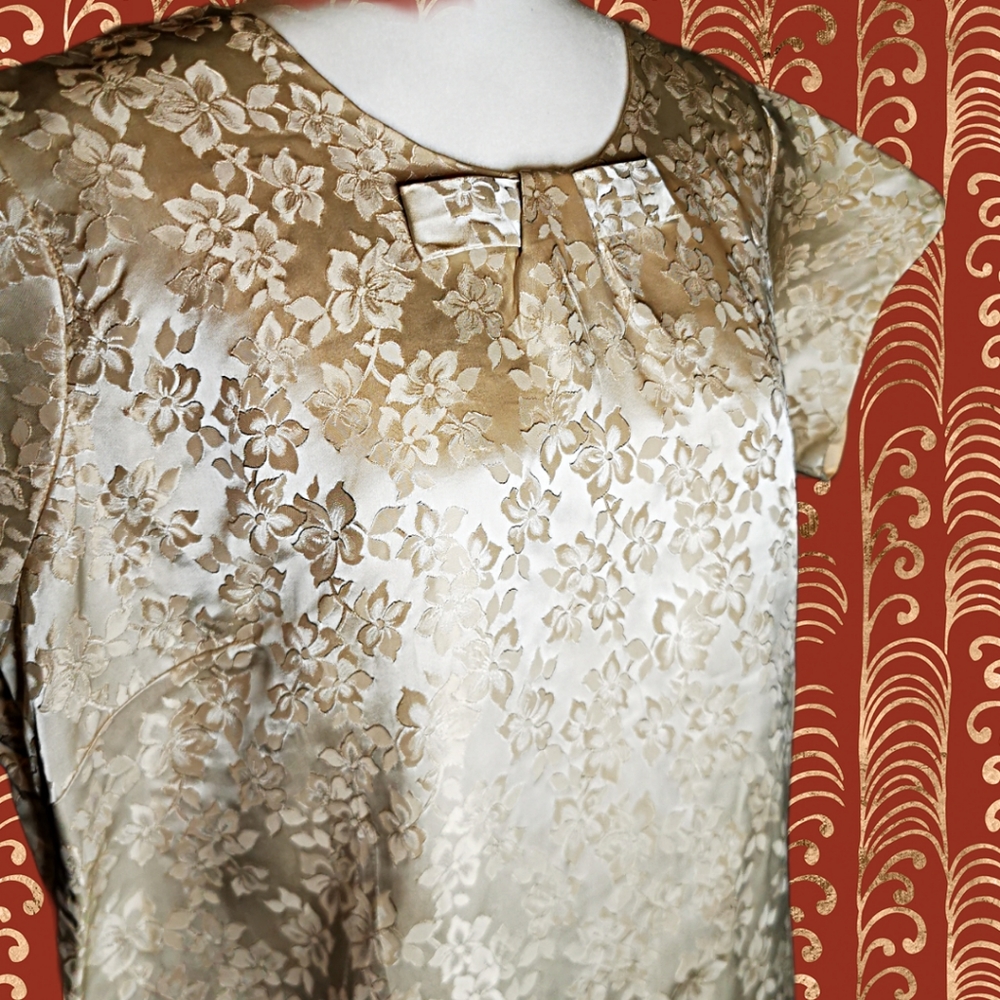 Gorgeous handmade 1940s or 50s brocade set